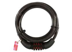 OXC Candado Combi Cable 6mm x 1.5m Negro