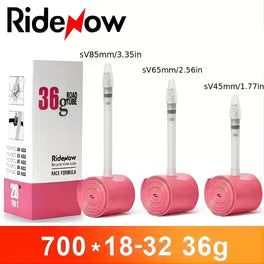 Ridenow cámara ultraligera para bicicleta de carretera, neumático de TPU de 700x18-32