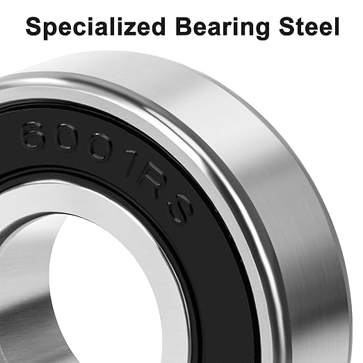 Rodamiento de Bolas 6803ZZ 17x26x5mm Doble Blindaje de Metálica, Acero cromado y Pre-lubricado, Ranura Profunda para Potencia de Transmisión, Máquina Herramienta