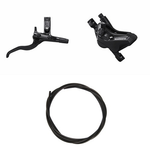 Shimano Kit Freno Disco 4 Pist. BL-M4100 + BR-MT420 + Latig.