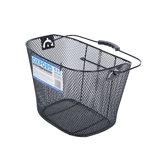 OXC Cesta Delantera Malla Negro Incl. Soporte