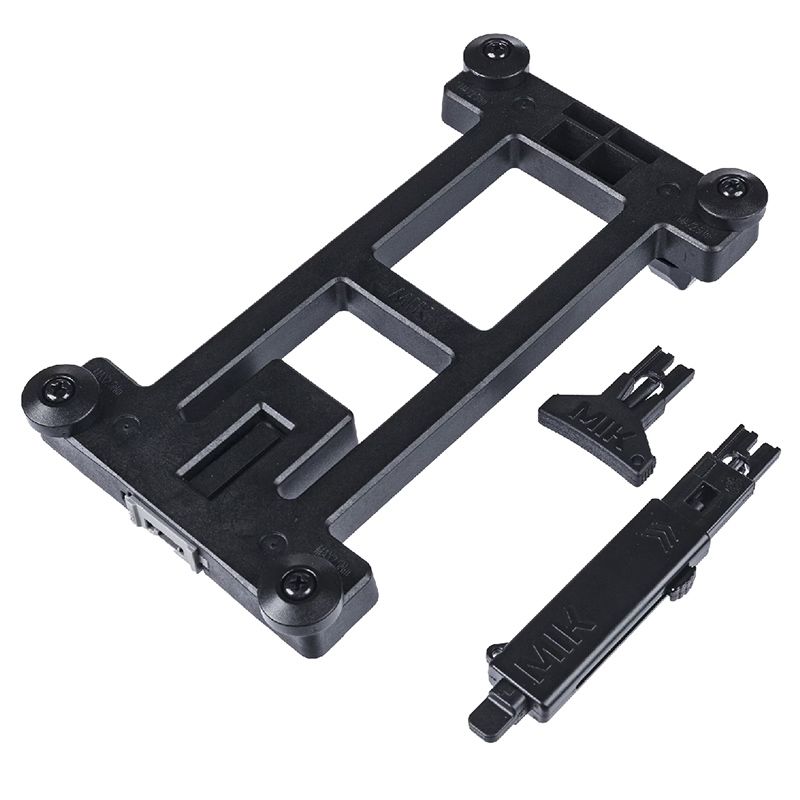 Basil Placa MIK 2.0 12x3x21 cm con Llave negro