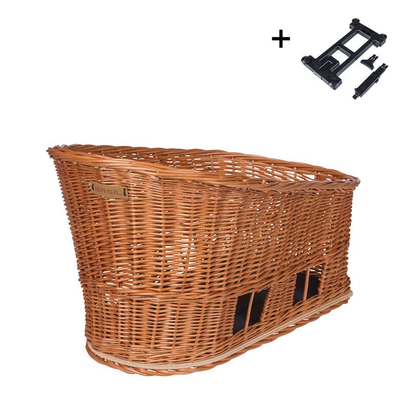 Basil Cesta para Perros L Cojin con MIK 2.0 38L (41x27x27 cm)