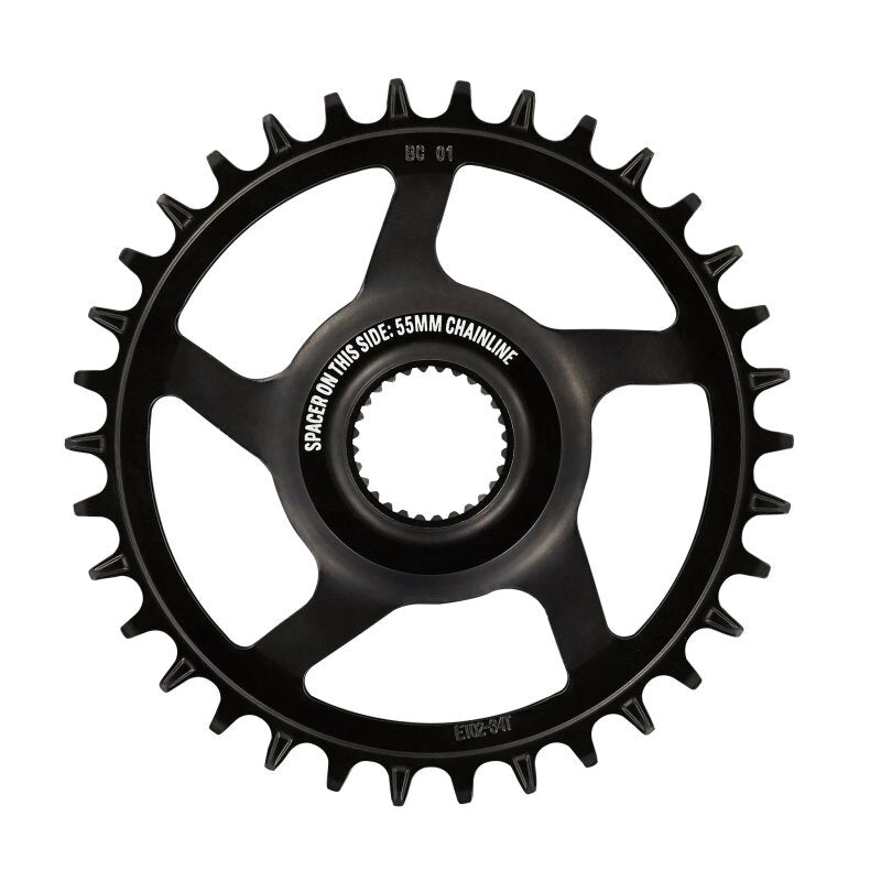 e*thirteen Plato Helix core e*spec Bosch SX/CX Gen4 Direct Mount, acero, 34d, 53/55mm