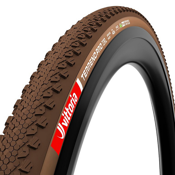 Vittoria Cubierta Gravel Terreno Pro T30 TLR ECO Marron