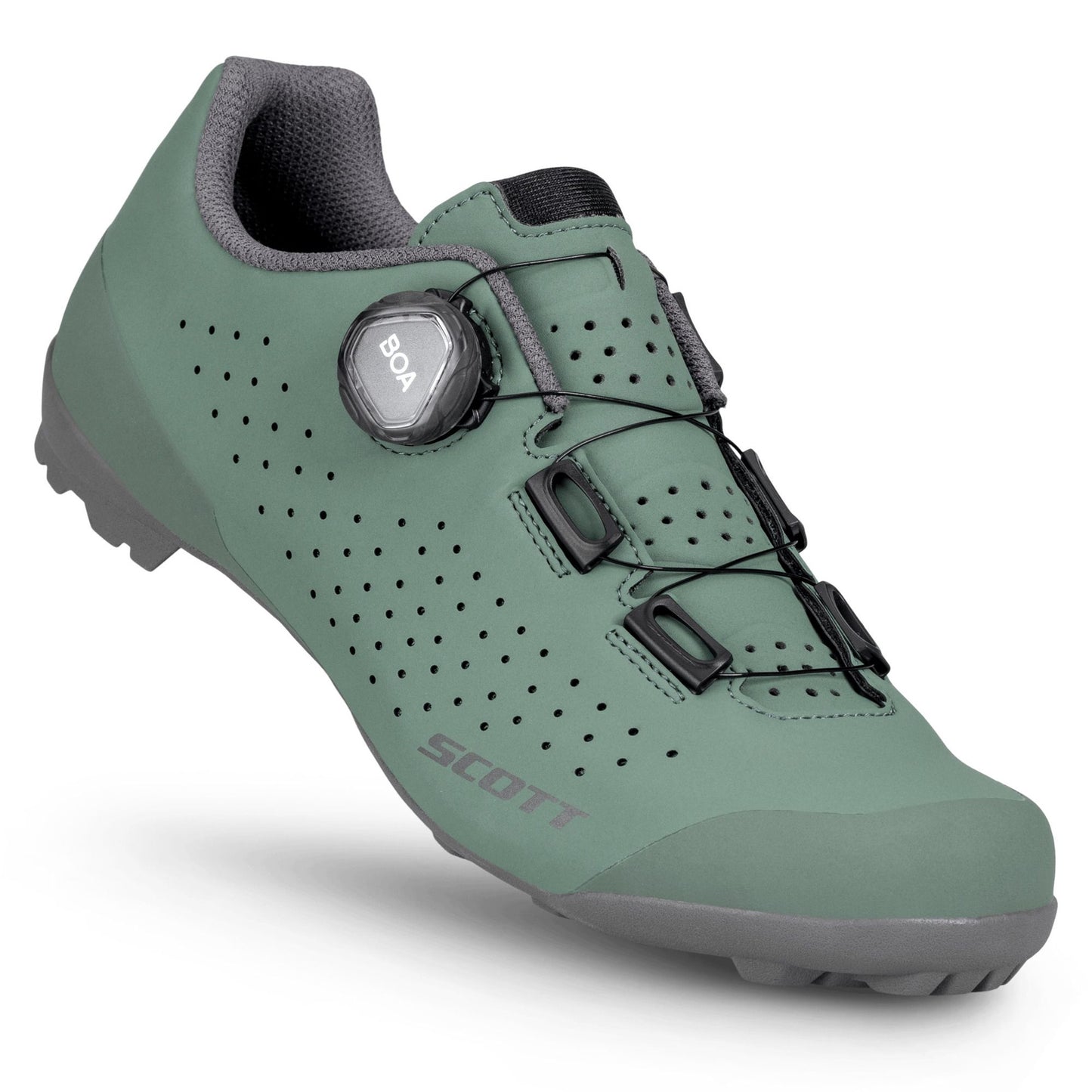 Scott Zapatillas para mujer Gravel Pro Verde y Gris