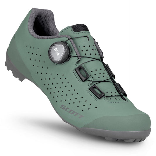 Scott Zapatillas para mujer Gravel Pro Verde y Gris