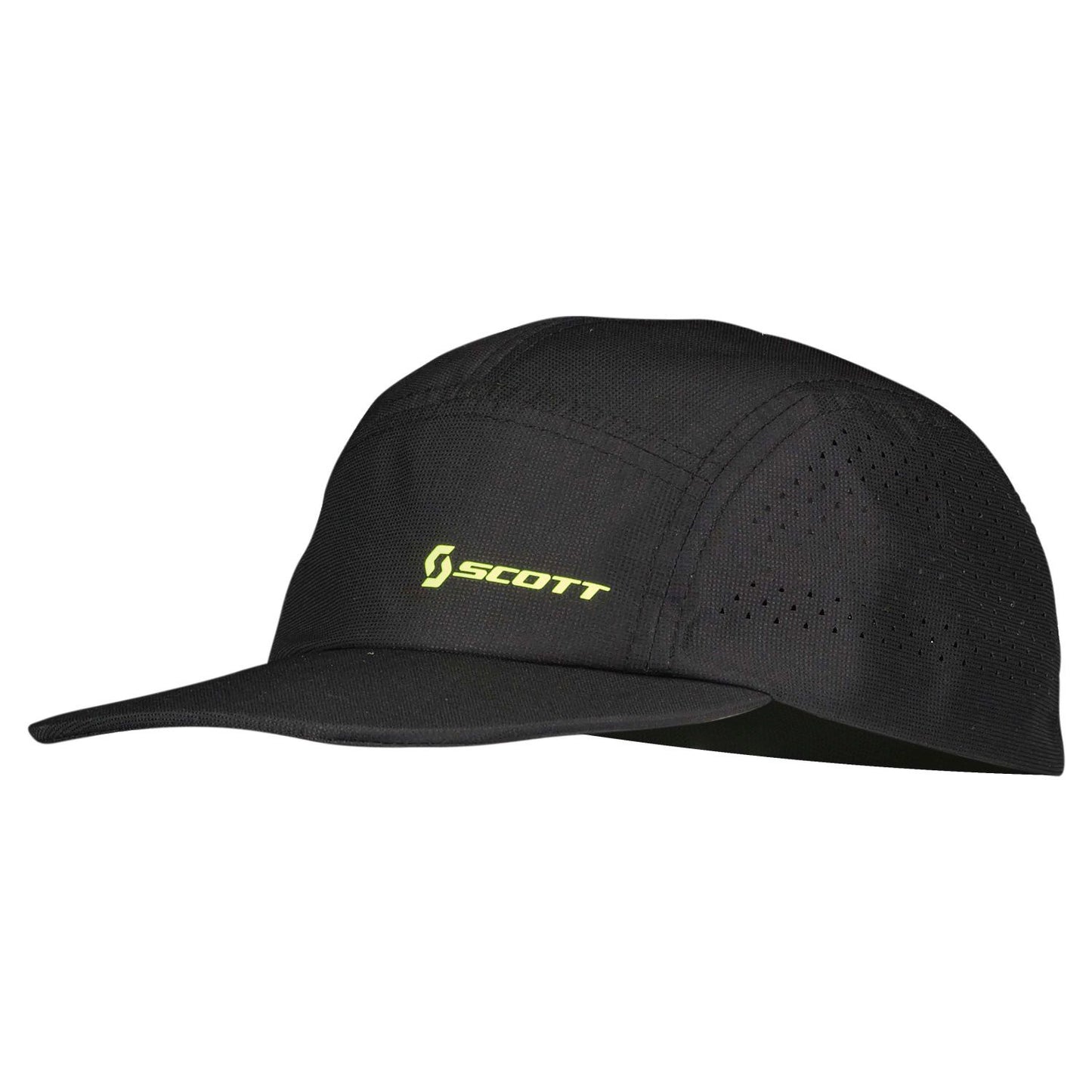 Scott Gorra 5-panels Tech RC Run Color negro/yellow