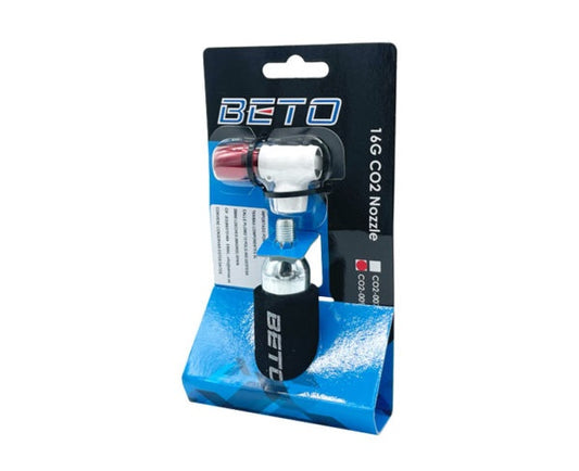 Beto Bomba Regulador Co2 con Cartucha 16g