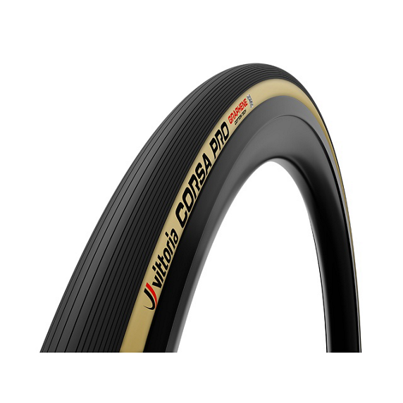 Vittoria Cubierta Carretera Corsa Pro TLR G2 Marron/Negro