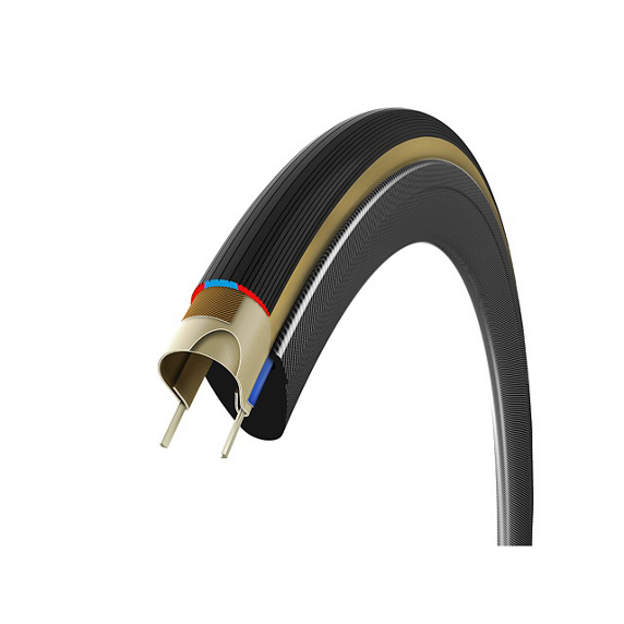 Vittoria Cubierta Carretera Corsa Pro TLR G2 Marron/Negro