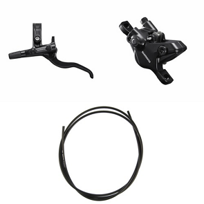Shimano Kit Freno Disco 2 Pist. BL-M4100 + BR-MT410 + Latig.
