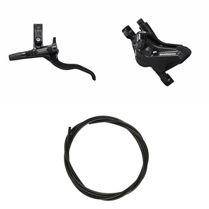 Shimano Kit Freno Disco 4 Pist. BL-M4100 + BR-MT420 + Latig.