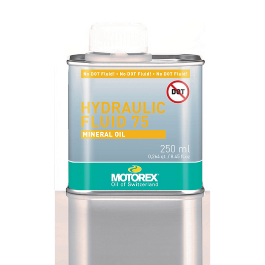 Motorex Líquido Freno Hidráulico 75 (No DOT / Shimano) Lata 250ml