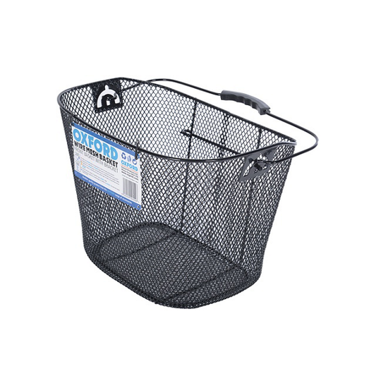 OXC Cesta Delantera Malla Negro Incl. Soporte