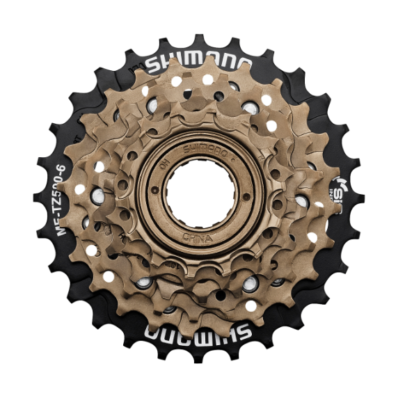 Shimano Piñon Rosca MF-TZ500 14-28 6v Plata