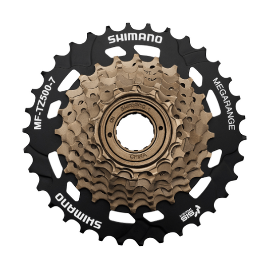 SHIMANO Piñon Rosca Tourney TZ MF-TZ500 7v Plata 14-34