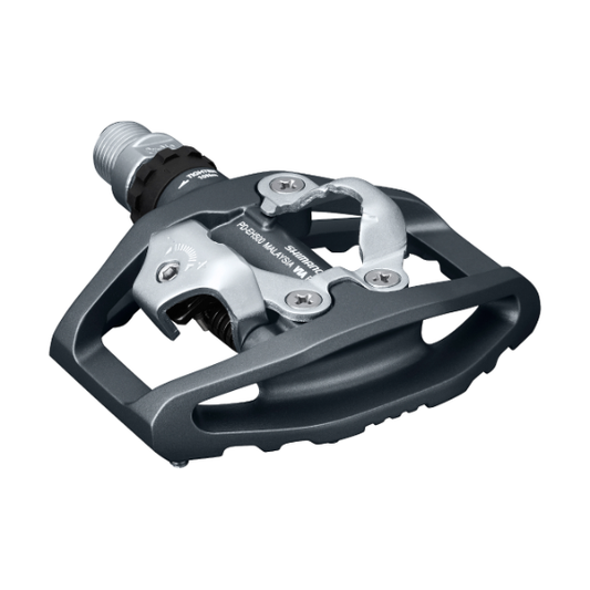 SHIMANO Pedal EH500 SPD Con Calas SM-SH56 Gris Oscuro