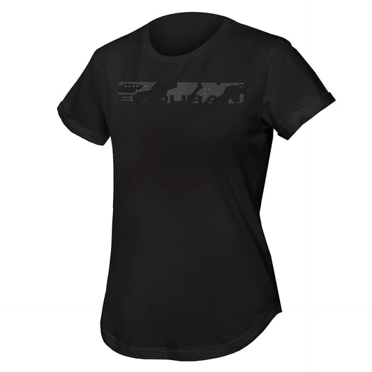 Endura Camiseta One Clan Organic Camo Mujer negro