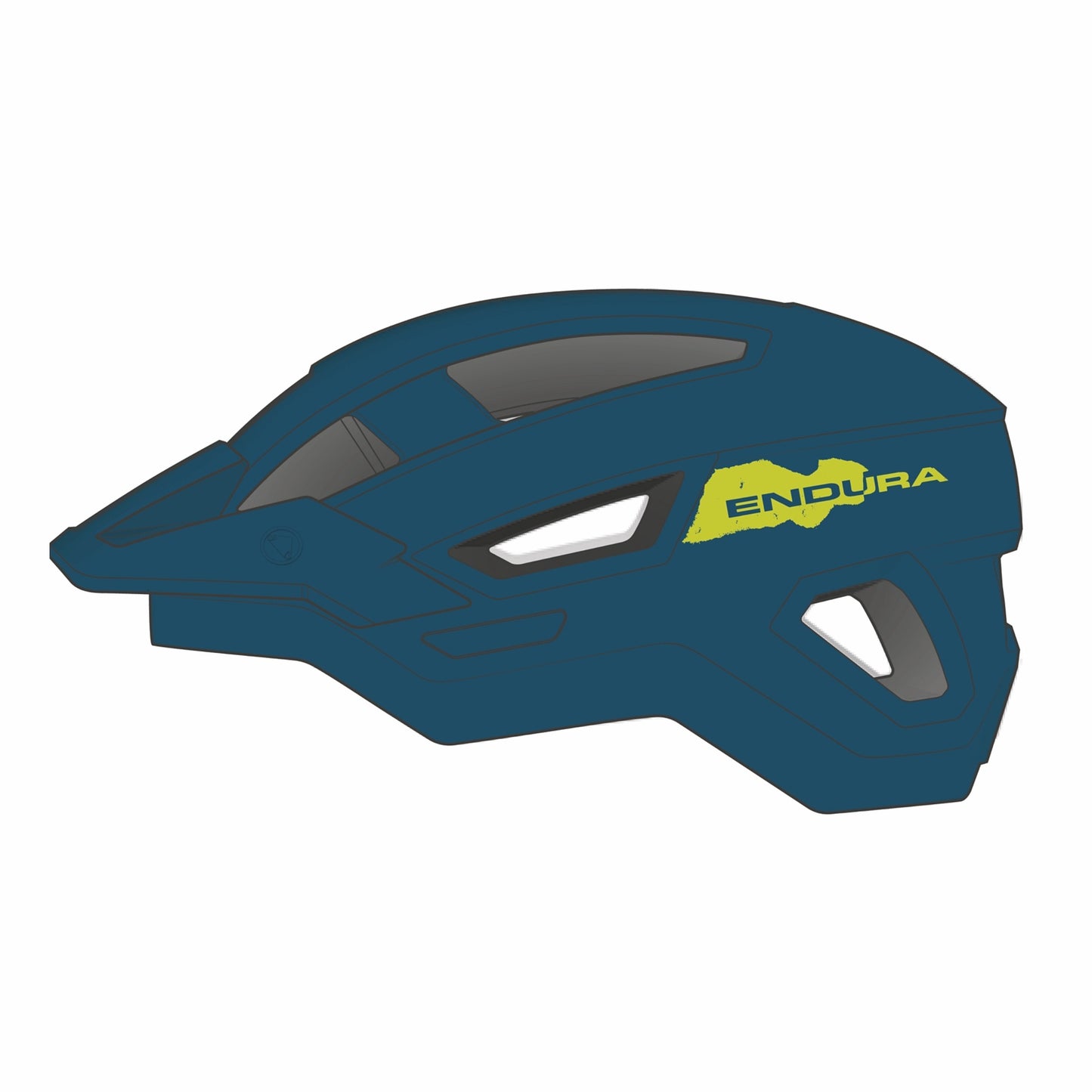 Endura Casco Hummvee, Niño, Barra azul, onesize