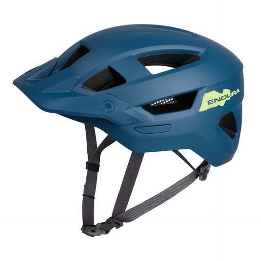 Endura Casco Hummvee MIPS, Niño, Barra azul, onesize