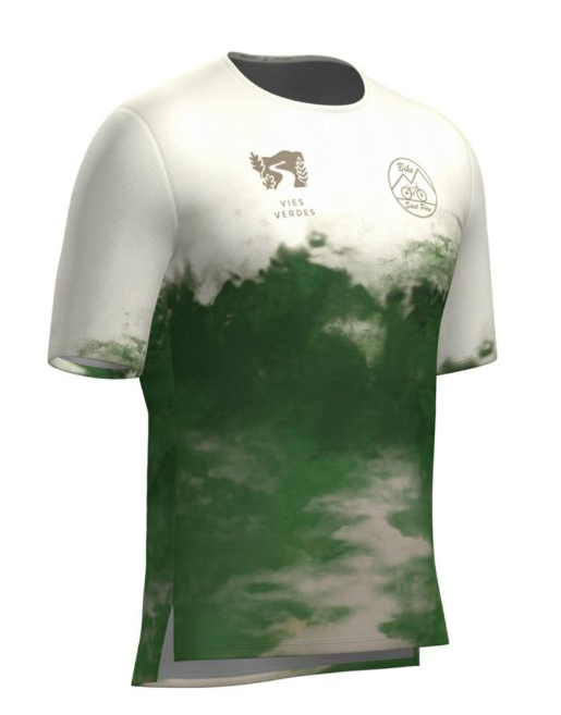BSP Camiseta Técnica Vies Verdes creme-verde