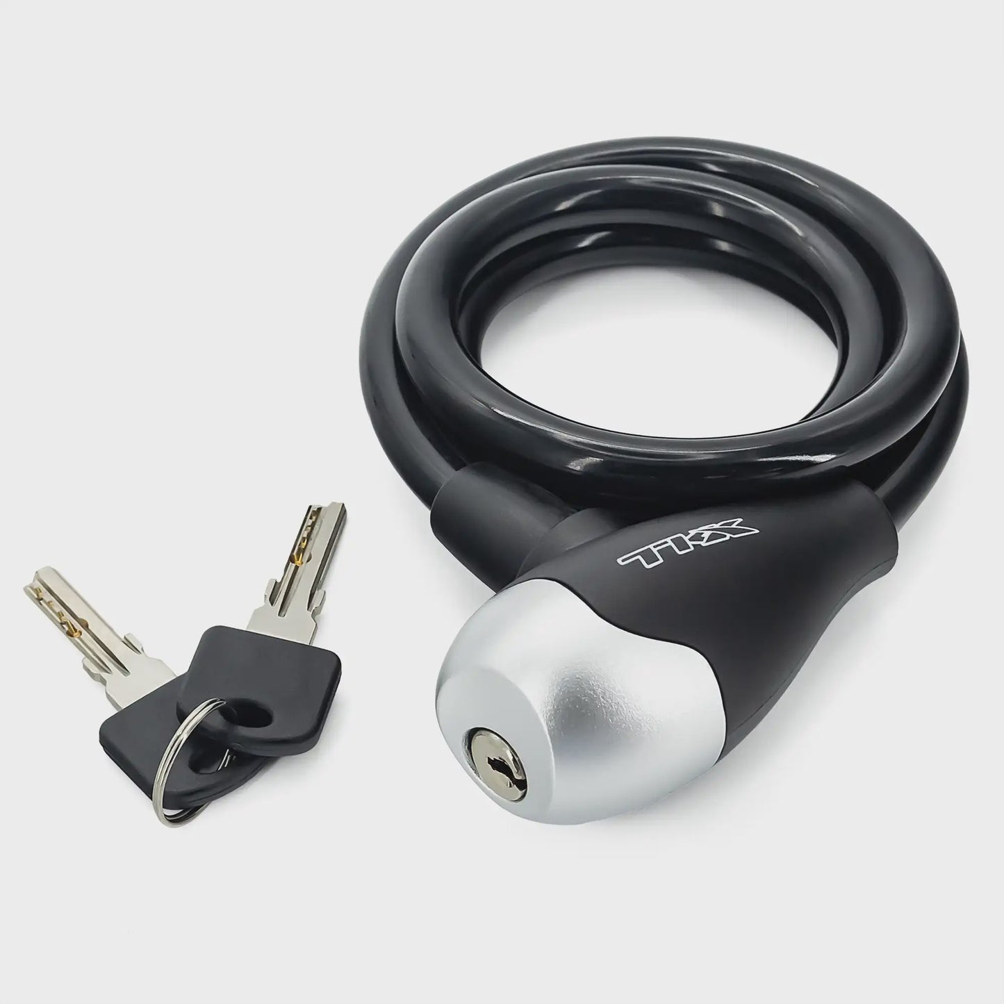 TKX Candado Cable con Llave Negro 10x1000