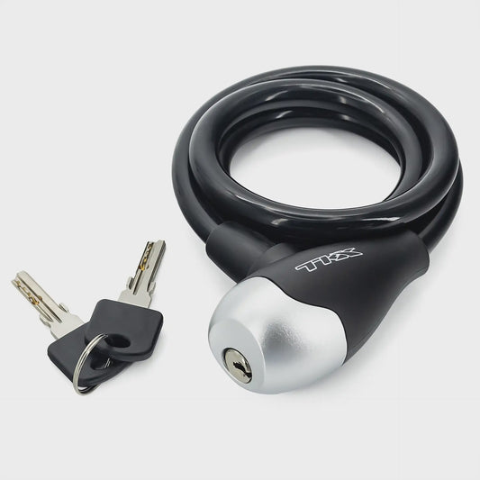 TKX Candado Cable con Llave Negro 10x1000