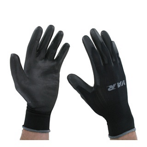 VAR Guantes de Trabajo Negro