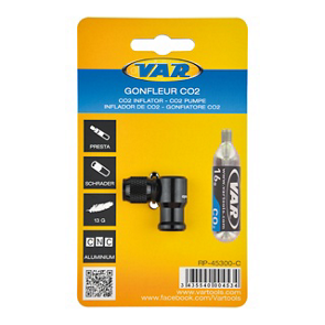 VAR Regulador Cartucho Co2 Presta/Schrader