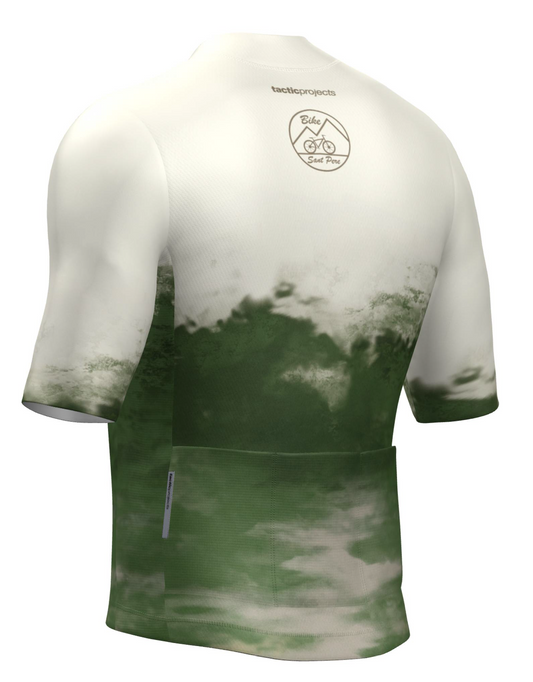 BSP Camiseta Técnica Vies Verdes creme-verde