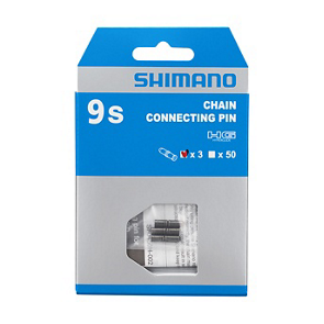 Shimano Pasador de conexión para cadena súper estrecha HG de 9v [plata] (3 piezas)