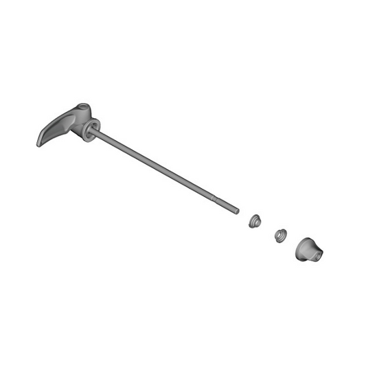 Shimano Cierre rápido completo 163 mm WH-R9200-C50-TU-R