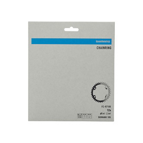 Shimano Plato 105 34D para FC-R7100 Negro