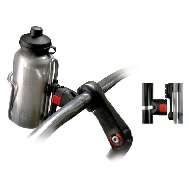 Klickfix Mini Adaptador para Botella - Adaptador incluido 15-60mm negro