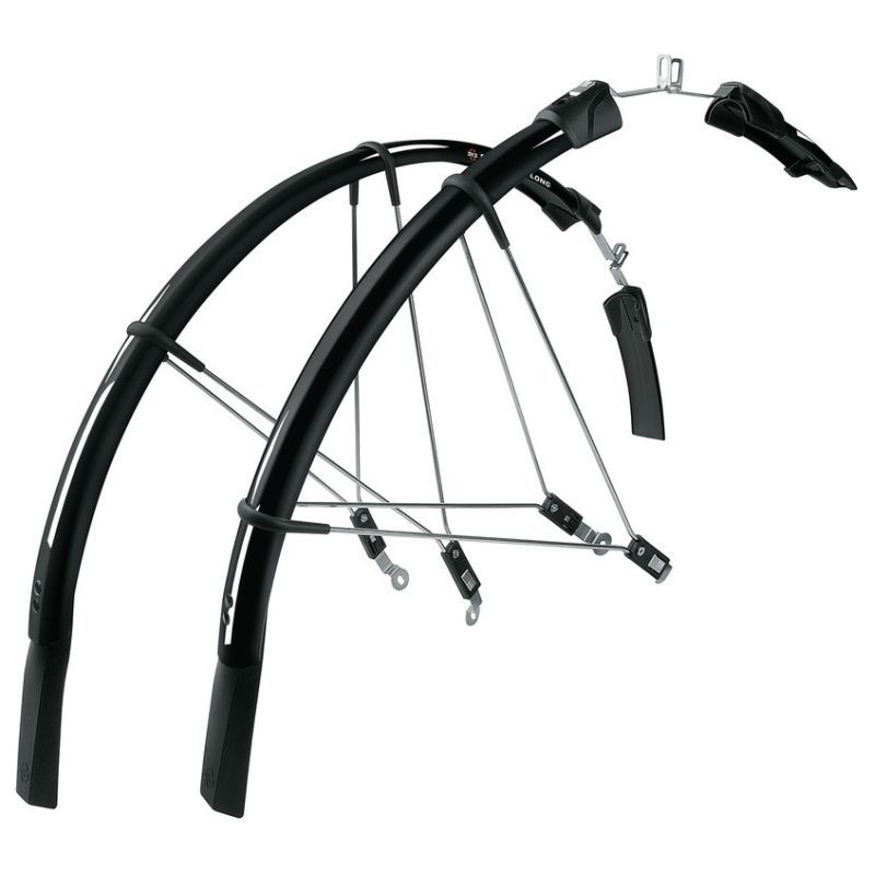 SKS Juego de Guardabarros Raceblage Largo Negro 28" 25mm