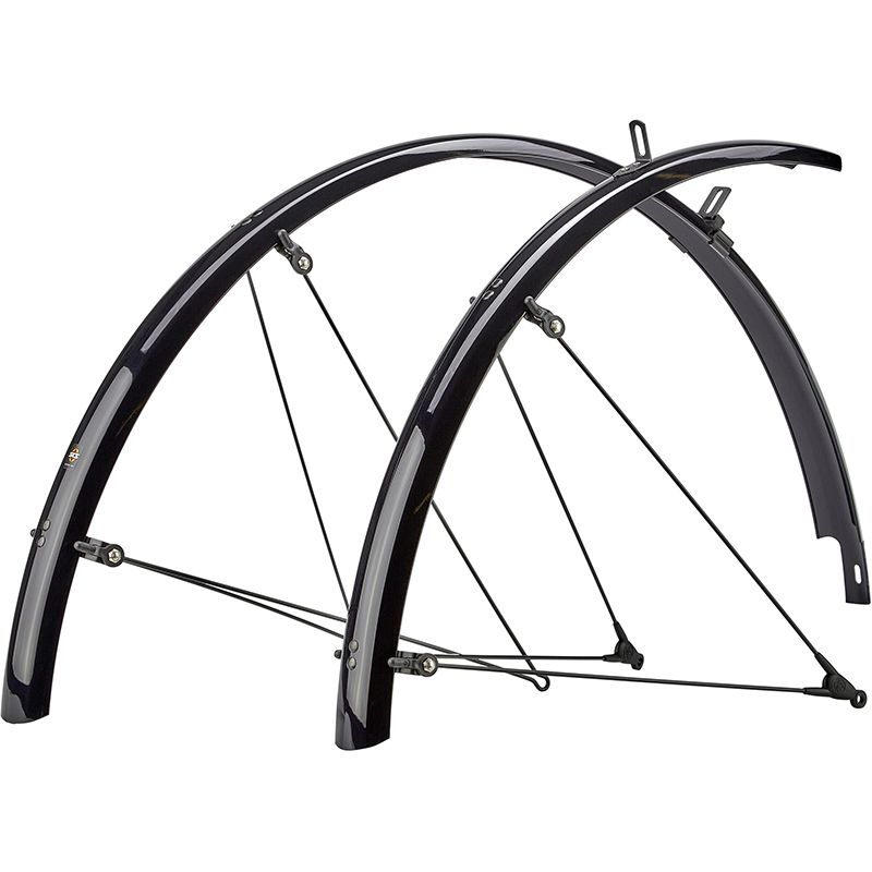 SKS Juego de Guardabarros Bluemels 28" 45mm Negro Brillo