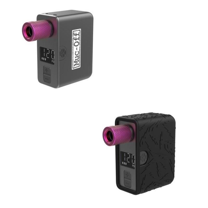 Muc-Off Mini Hinchador Electrico Airmach Pro 120PSI vávulas Presta, Standard y Big Bore
