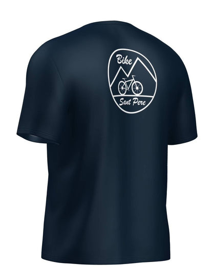 BSP Camiseta Bike Sant Pere Algodón azul