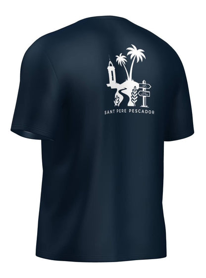 BSP Camiseta Sant Pere Pescador Algodón azul