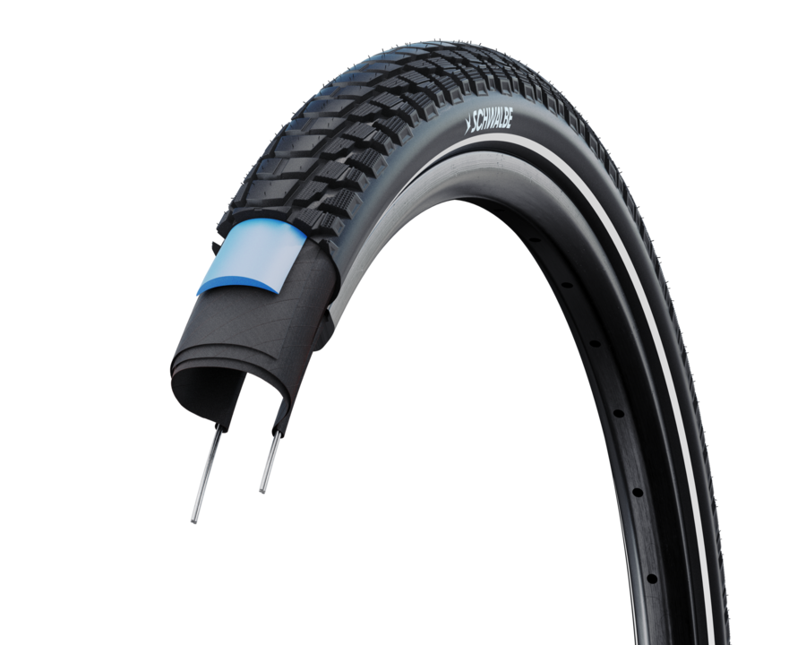 Schwalbe Cubierta Marathon Plus Tour SmartGuard AddixGreen