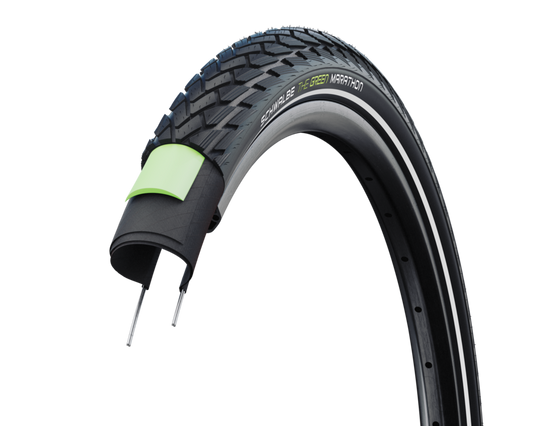 Schwalbe Cubierta Marathon Greenguard Addix Eco Rigida Negro Refl.