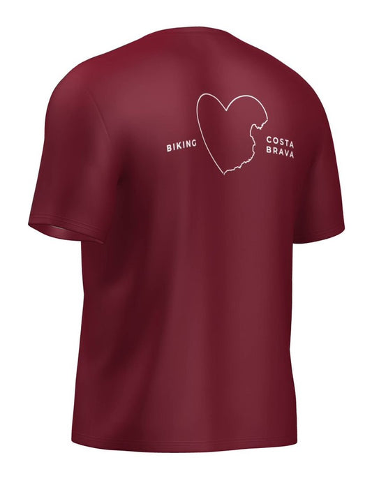 BSP Camiseta Costa Brava Algodón rojo