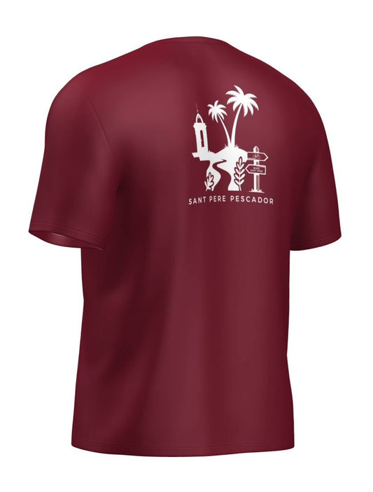 BSP Camiseta Sant Pere Pescador Algodón rojo